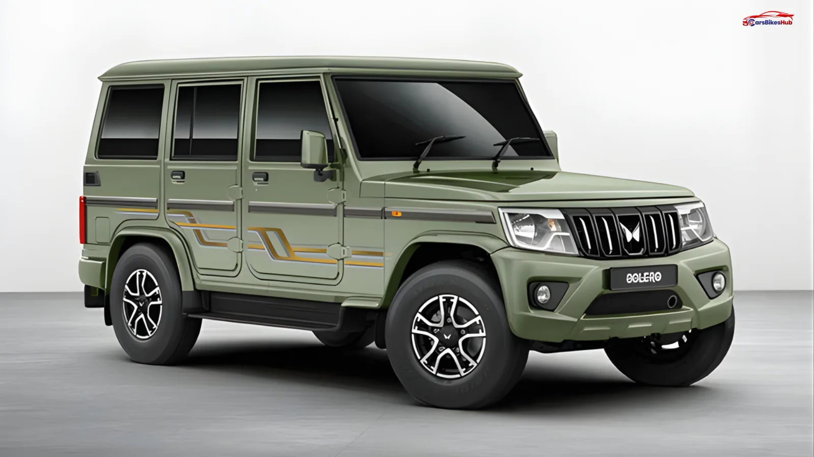 Mahindra Bolero rugged seven-seater SUV exterior design on Indian roads
