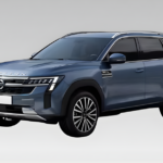 Nissan Tekton 2026 mid-size SUV in bold metallic finish on the road