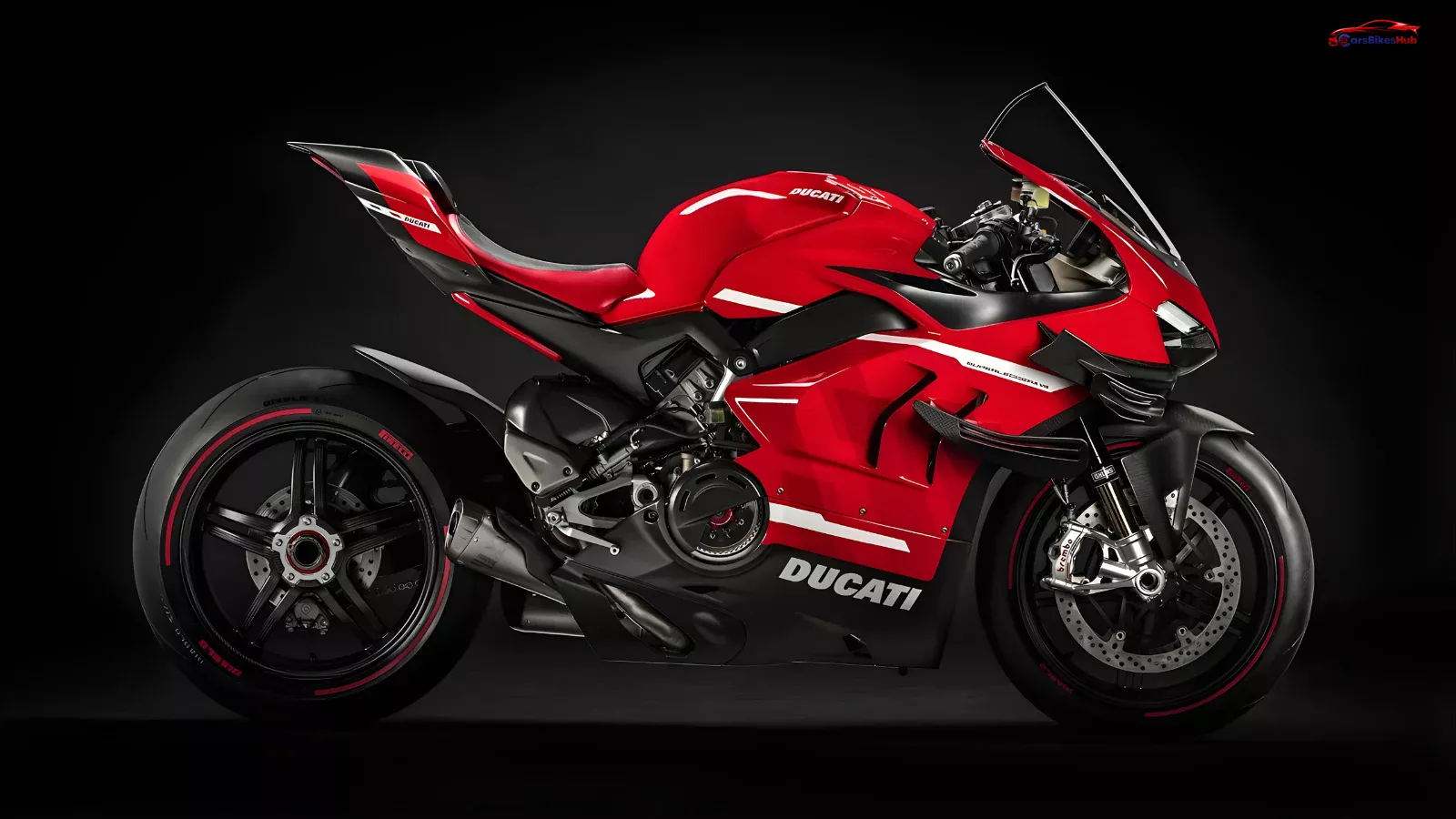 Ducati Superleggera V4 carbon-fibre superbike with aerodynamic winglets