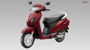 Honda Activa 7G scooter front view with modern LED headlamp in India