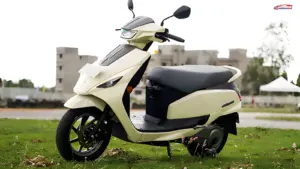 Suzuki e-Access electric scooter front design showcased in India