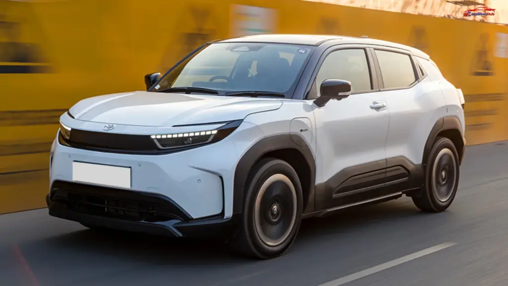 Toyota Urban Cruiser Ebella EV electric SUV front three quarter view India