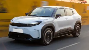 Toyota Urban Cruiser Ebella EV electric SUV front three quarter view India