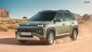 Hyundai Exter compact SUV front view with modern design