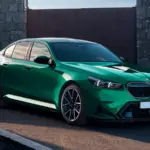 BMW M5 luxury performance sedan front view with sporty design in India