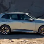 BMW X3 luxury SUV front view with sporty design and LED headlights