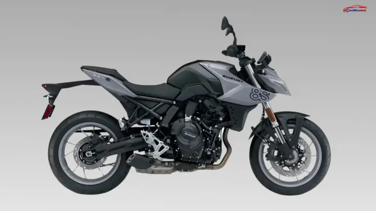 Suzuki GSX-8S streetfighter bike front view with aggressive design