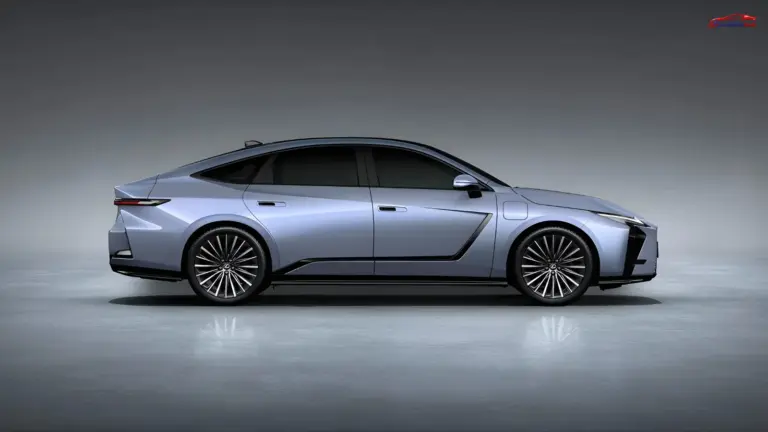 Lexus ES electric luxury sedan exterior design front profile in India