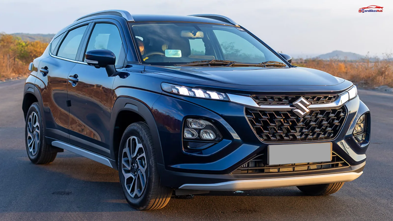 Maruti Suzuki Fronx rear view LED tail lamps crossover design
