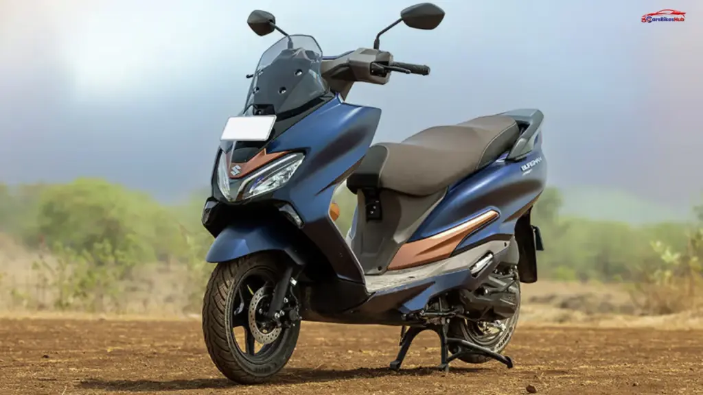 Suzuki Burgman Street 125 scooter designed for comfortable city commuting