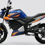 Oben Rorr Evo side profile showcasing electric motorcycle design