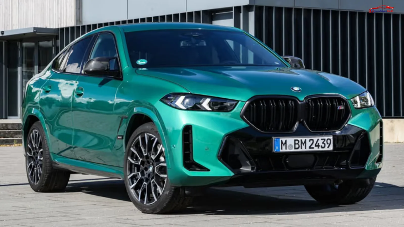 2026 BMW X6 M60i luxury coupe SUV showcasing its updated front design and styling compared with the previous model.