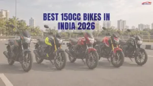 Best 150cc Bikes in India lineup featuring the Bajaj Pulsar 150, Hero Xtreme 160R, Honda Unicorn, TVS Apache RTR 160 4V, and Yamaha FZ-S FI V4.