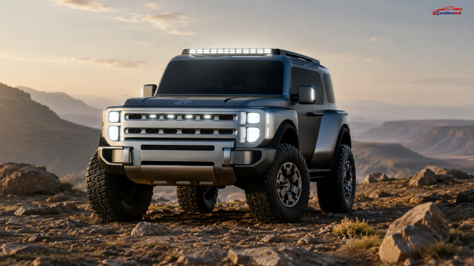 Hyundai Boulder Patented in India showcased as a rugged off-road SUV concept with a bold design and high ground clearance.