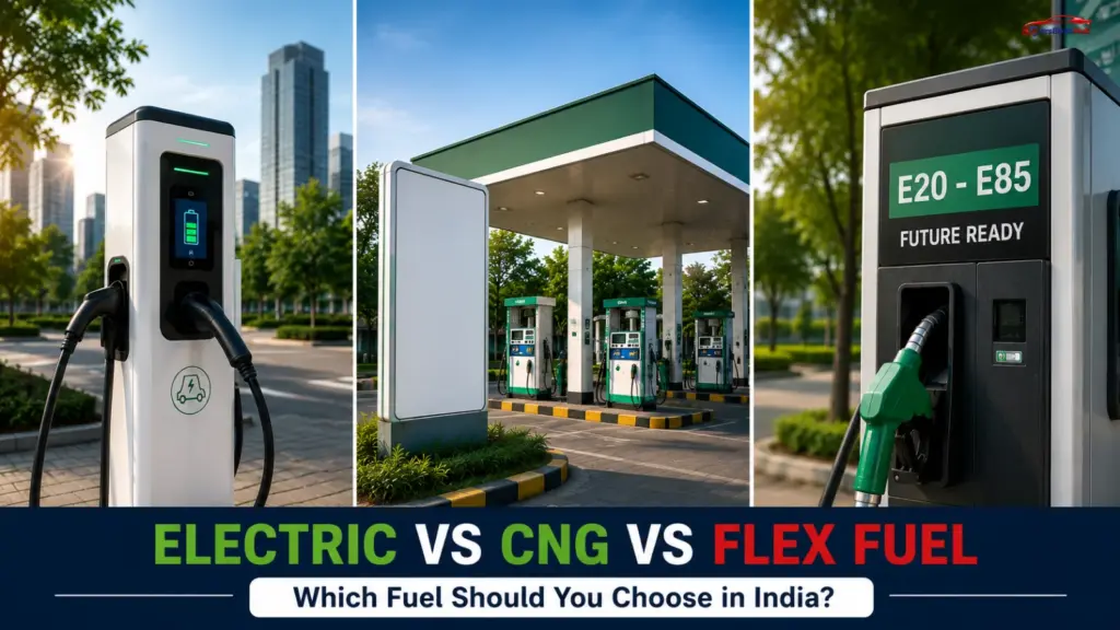 Electric vs CNG vs Flex Fuel: Which Fuel Should You Choose in India?
