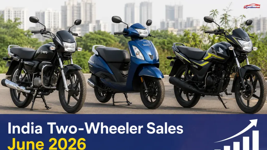 India Two-Wheeler Sales June 2026: Why TVS Overtook Hero and Honda in Total Sales
