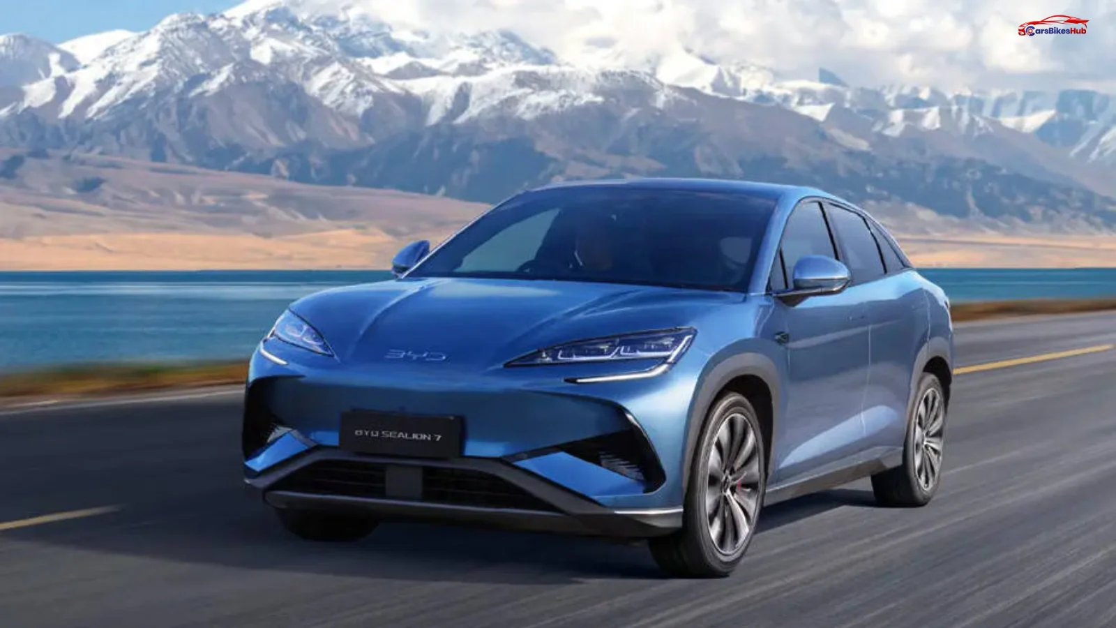 BYD Sealion 7 electric SUV review in India showcasing the premium EV from the front