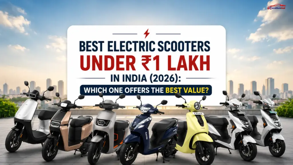 Best Electric Scooters Under ₹1 Lakh in India 2026: Compare Price, Range and Features