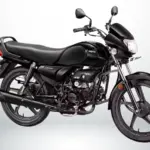 Hero HF Deluxe Canvas Black motorcycle in black colour with the latest ₹59,999 price offer in India