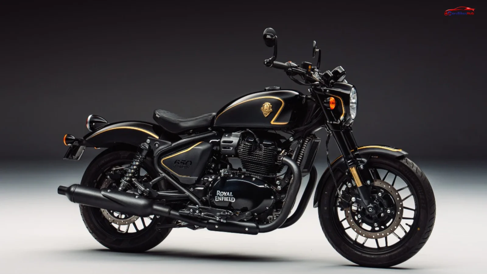 Royal Enfield Shotgun 650 x Rough Crafts Limited Edition with exclusive black-and-gold design and custom styling