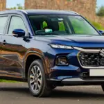 Maruti Grand Vitara SUV in India showcasing its premium design, hybrid technology, price, features, and ownership benefits