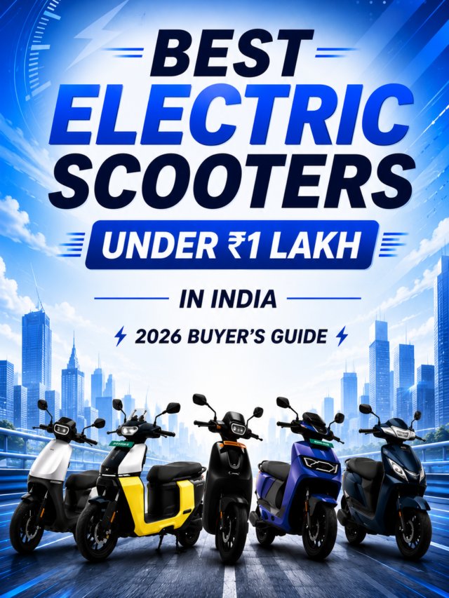 Best Electric Scooters Under ₹1 Lakh in India 2026
