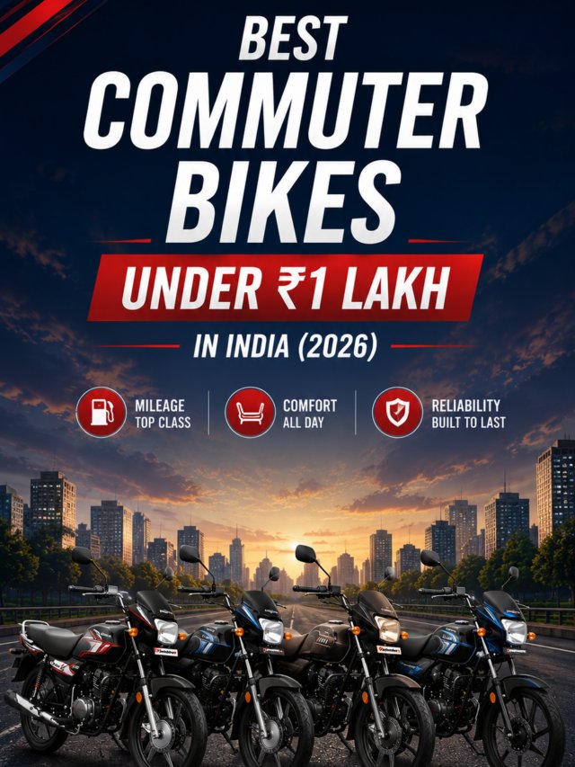 Best Commuter Bikes Under ₹1 Lakh in India 2026