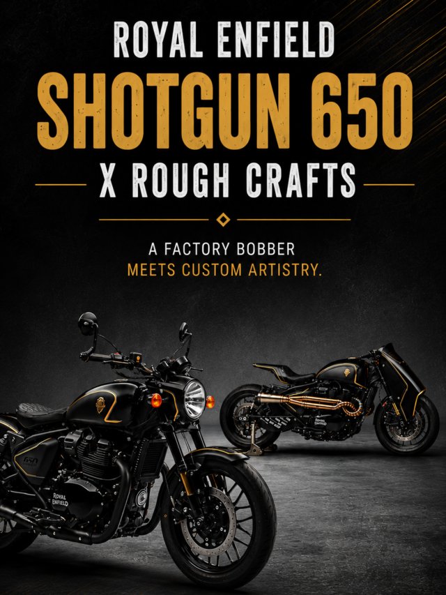 Royal Enfield Shotgun 650 x Rough Crafts: A Collector’s Dream