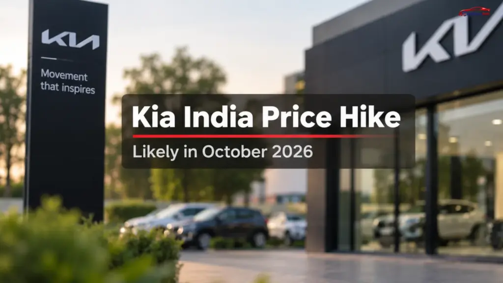 Kia India Price Hike Likely in October 2026: Which Cars Could Get Costlier?